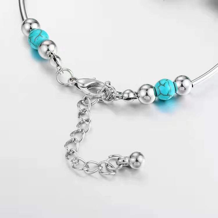 MKASOUTH — Vintage Turquoise Butterfly Bracelet