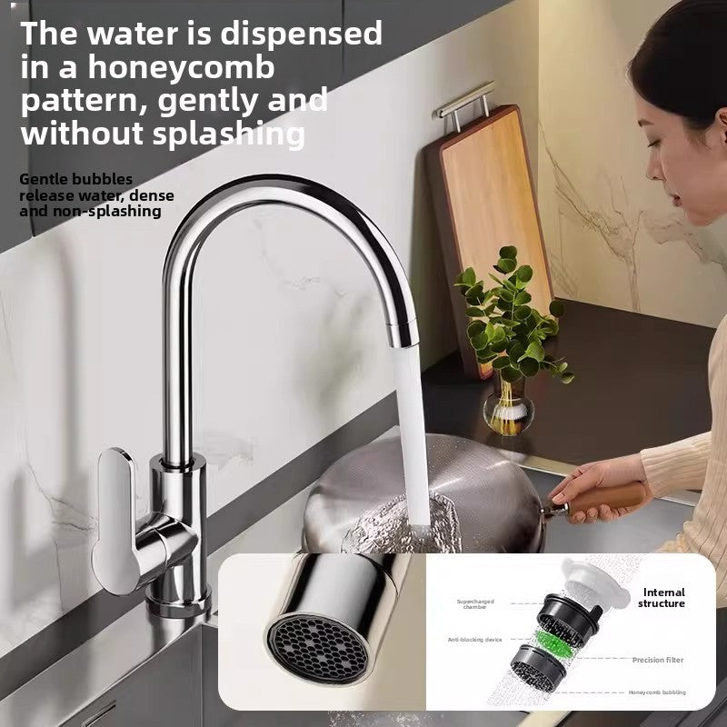 MKASOUTH — All-Copper Splash-Proof Kitchen & Laundry Sink Faucet