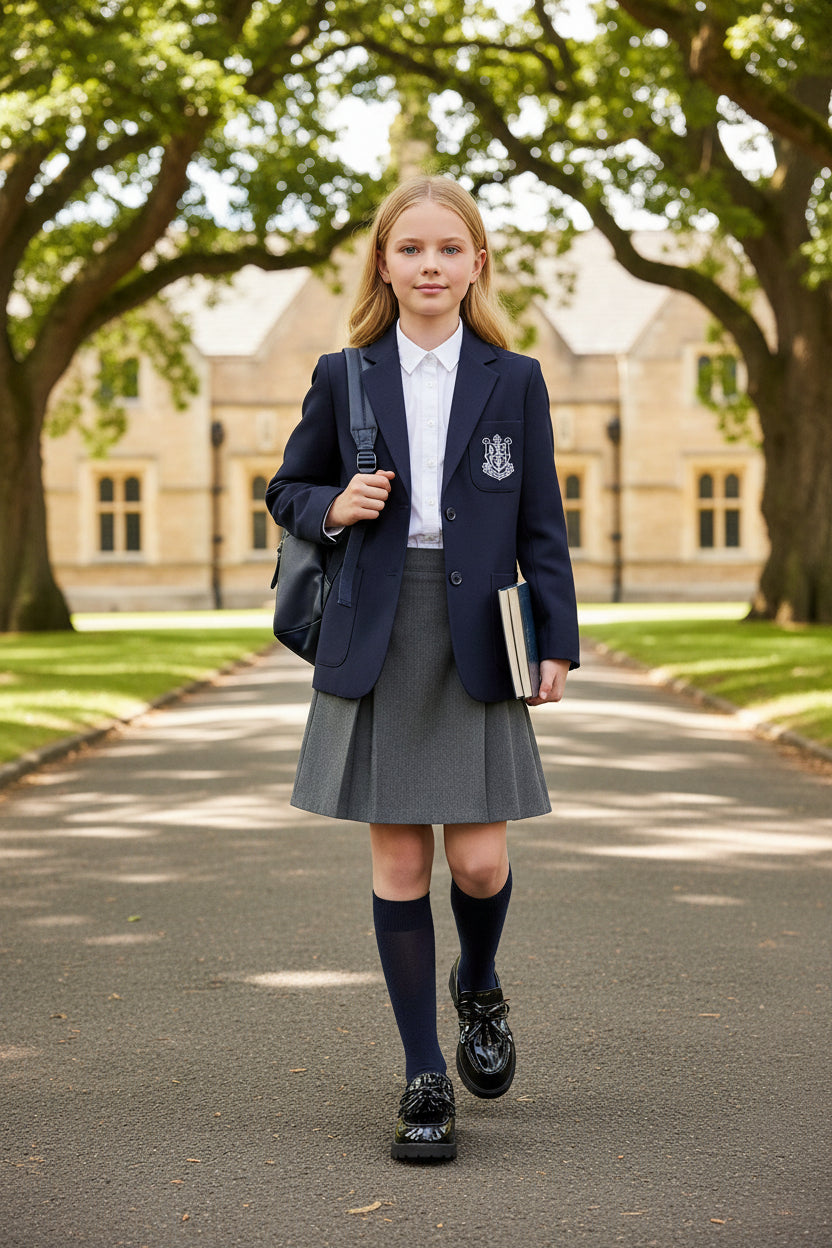 Girls' British-Style Tassel Performance Loafers