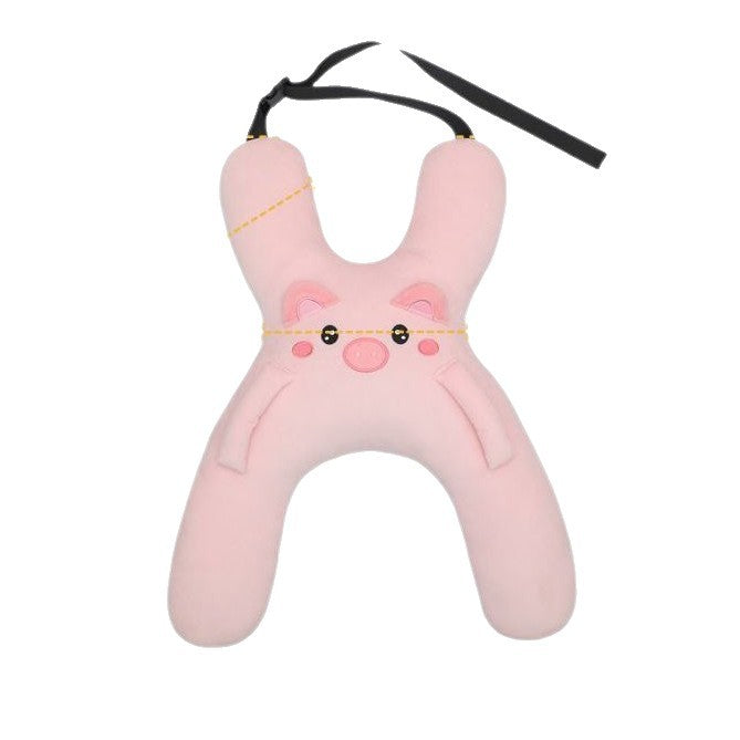 MKASOUTH — Children's Cartoon Car Travel Pillow with Head & Lumbar Support
