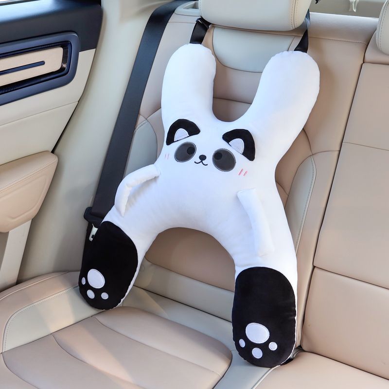 MKASOUTH — Children's Cartoon Car Travel Pillow with Head & Lumbar Support