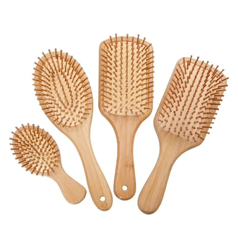 Bamboo Hair Brush Women Styling Hair