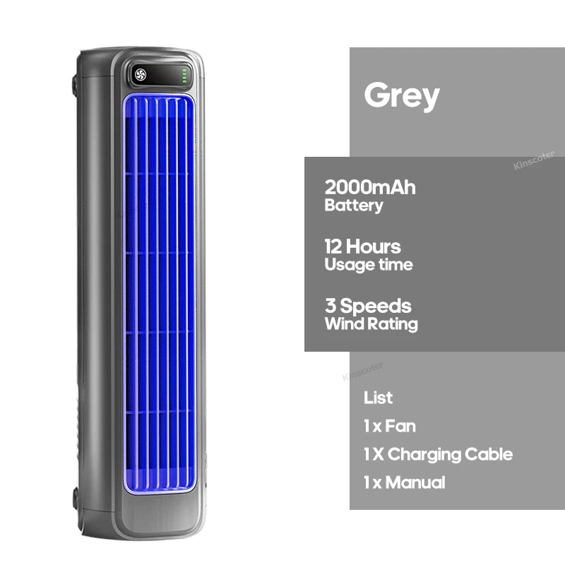 MKASOUTH — Rechargeable Portable Air Cooling Fan