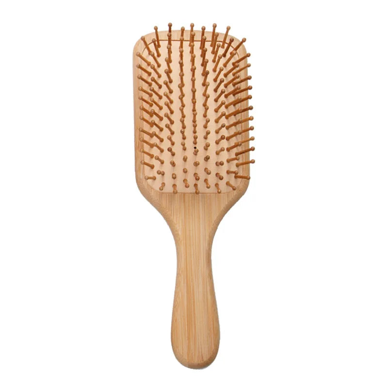 Bamboo Hair Brush Women Styling Hair