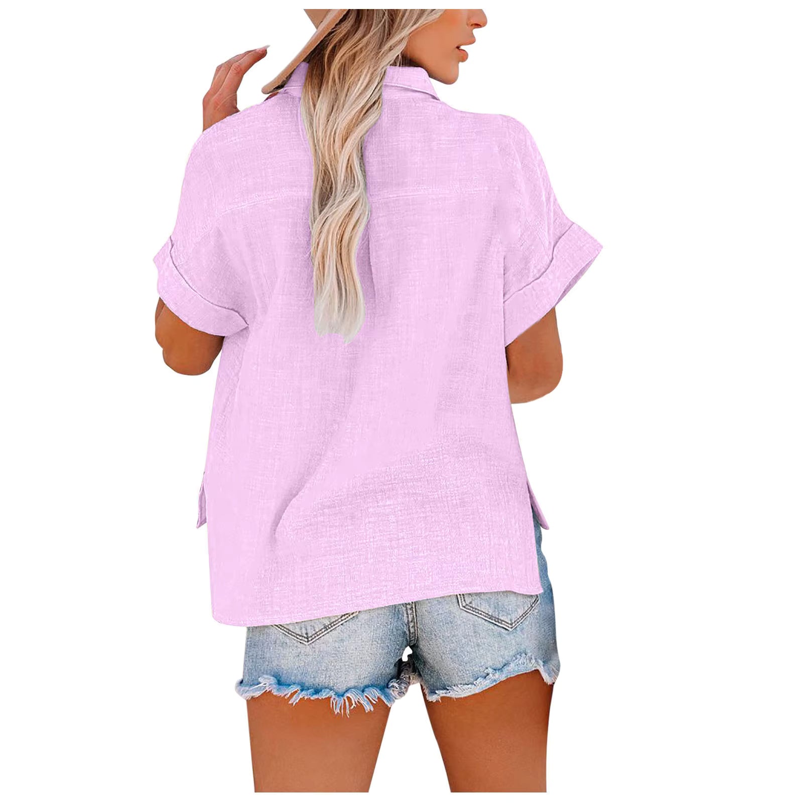 Caelian Breeze — Women's Summer Breathable Short Sleeve Shirt