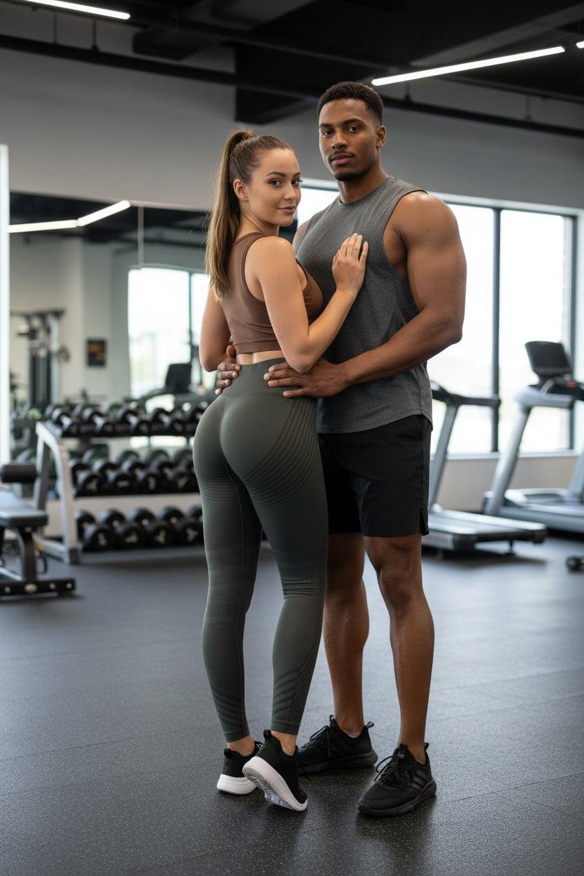 MKASOUTH - High Waist Seamless Yoga Pants